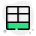 external multiple-screen-with-bottom-bar-menu-layout-grid-green-tal-revivo icon