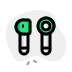 external next-generation-pairing-technology-of-earphones-device-headphone-green-tal-revivo icon