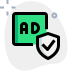 external privacy-protected-ads-with-shield-badge-layout-advertising-green-tal-revivo icon