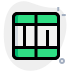 external split-section-table-spreadsheet-table-selection-interface-table-green-tal-revivo icon