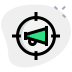 external targeting-ads-and-announcement-bullhorn-or-megaphone-seo-green-tal-revivo icon