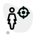 external targeting-the-businesswoman-with-a-specific-quality-fullsinglewoman-green-tal-revivo icon