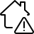 external error-connecting-the-smart-home-with-exclamation-mark-house-light-tal-revivo icon