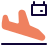 external airplane-arriving-at-airport-with-downward-direction-tilt-airport-solid-tal-revivo icon