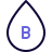 external blood-group-type-b-representation-isolated-on-white-background-blood-solid-tal-revivo icon