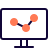 external computer-software-with-point-line-diagram-graph-plot-company-solid-tal-revivo icon