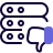 external server-compromise-with-thumbs-down-feedback-gesture-server-solid-tal-revivo icon