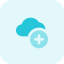 external add-data-on-cloud-network-storage-online-cloud-tritone-tal-revivo icon