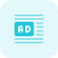 external ads-at-middle-left-side-line-in-various-article-published-online-advertising-tritone-tal-revivo icon