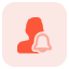 external alert-bell-notification-on-a-user-device-closeupman-tritone-tal-revivo icon