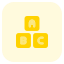 external alphabet-blocks-use-in-preschool-teaching-method-school-tritone-tal-revivo icon