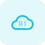 external artificial-intelligence-technology-over-the-cloud-network-isolated-on-a-white-background-artificial-tritone-tal-revivo icon