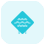 external big-waves-warning-on-a-sign-board-layout-traffic-tritone-tal-revivo icon