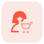 external buying-a-grocery-item-online-on-e-commerce-website-closeupwoman-tritone-tal-revivo icon