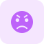 external sad-face-emoji-with-furrowing-eyebrows-expression-smiley-tritone-tal-revivo icon