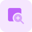 external search-and-add-new-file-in-folder-text-tritone-tal-revivo icon