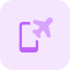 external switching-cell-phone-on-an-airplane-mode-action-tritone-tal-revivo icon