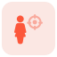 external targeting-the-businesswoman-with-a-specific-quality-fullsinglewoman-tritone-tal-revivo icon