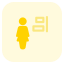 external top-right-alignment-of-a-word-document-for-an-businesswoman-to-adjust-fullsinglewoman-tritone-tal-revivo icon