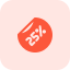 external twenty-five-percent-discount-at-retail-store-during-holiday-season-badges-tritone-tal-revivo icon