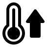 external temperature-increase-and-decrease-tanah-basah-glyph-tanah-basah-2 icon