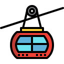 external cable-car-transportation-tulpahn-outline-color-tulpahn icon