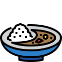 external curry-rice-japanese-food-tulpahn-outline-color-tulpahn icon