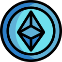 external ethereum-cryptocurrency-tulpahn-outline-color-tulpahn icon