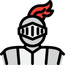 external knight-fairy-tale-tulpahn-outline-color-tulpahn icon