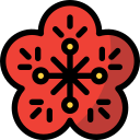 external plum-chinese-new-year-tulpahn-outline-color-tulpahn icon