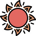 external sun-summer-tulpahn-outline-color-tulpahn icon