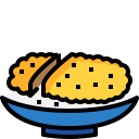 external tonkatsu-japanese-food-tulpahn-outline-color-tulpahn icon