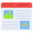 external 9-web-design-and-development-vectorslab-flat-vectorslab icon