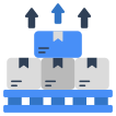 external Conveyor-Belt-shipping-and-delivery-vectorslab-flat-vectorslab-4 icon