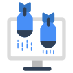 external Ddos-Attack-ai-security-and-security-vectorslab-flat-vectorslab icon