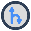 external Directional-Arrows-maps-and-navigation-vectorslab-flat-vectorslab-9 icon