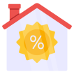 external Home-Discount-real-estate-vectorslab-flat-vectorslab-2 icon