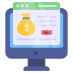 external Online-Money-seo-and-marketing-vectorslab-flat-vectorslab icon