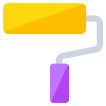 external Paint-Roller-kitchen-and-home-utensils-vectorslab-flat-vectorslab icon