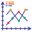 external Polyline-Chart-graph-vectorslab-flat-vectorslab-3 icon