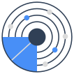 external Radar-maps-and-navigation-vectorslab-flat-vectorslab icon