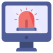 external Siren-internet-security-and-communication-vectorslab-flat-vectorslab icon