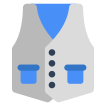 external Waistcoat-health-beauty-and-fashion-vectorslab-flat-vectorslab icon