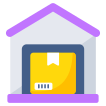 external Warehouse-e-commerce-vectorslab-flat-vectorslab icon