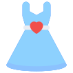 external dress-valentines-day-vectorslab-flat-vectorslab icon