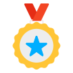 external medal-education-vectorslab-flat-vectorslab icon