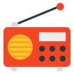 external radio-travel-and-tour-camping-and-navigation-vectorslab-flat-vectorslab icon