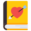 external romantic-novel-valentines-day-vectorslab-flat-vectorslab icon