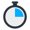 external stopwatch-photography-vectorslab-flat-vectorslab icon