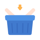 external add-to-basket-food-and-delivery-victoruler-flat-gradient-victoruler icon